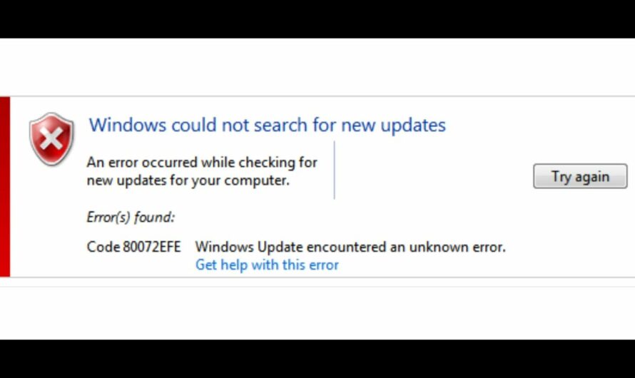 Mises à jour Windows 7